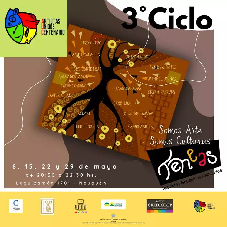 Flyer Somos Arte, Somos Culturas