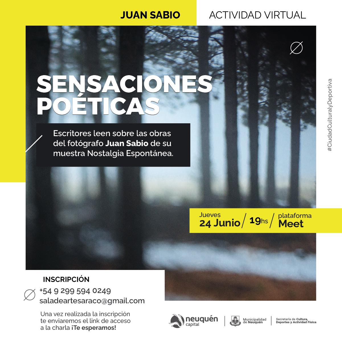 Flyer Sensaciones Peoticas