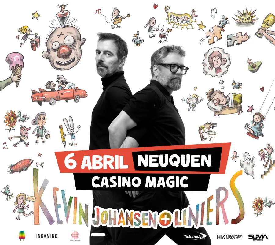 KEVIN JOHANSEN + LINIERS EN NEUQUÉN