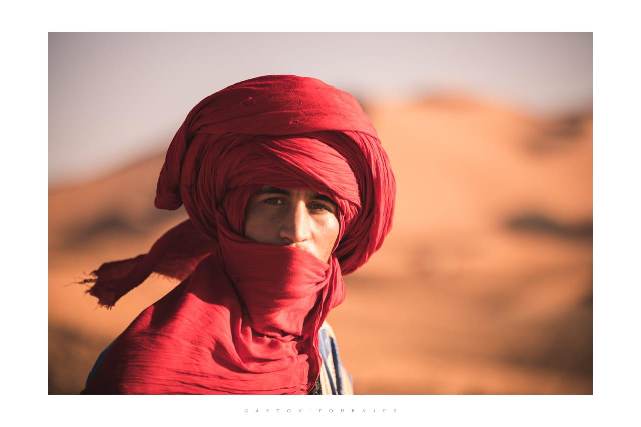 joven berber del desierto. Merzouga, Marruecos, 2020