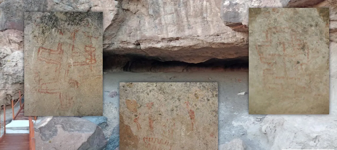 Cueva Huenul en Barrancas