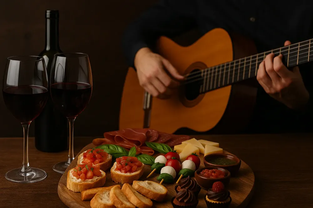 Vinos patagónicos, tapeo gourmet y guitarreada salteña una noche para los sentidos en Neuquen