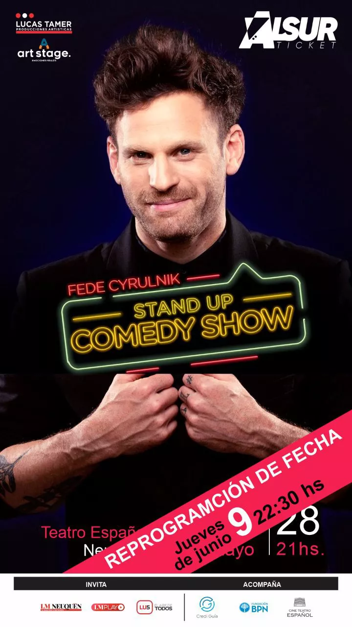 Se reprogramo el show de Fede Cyrulnik