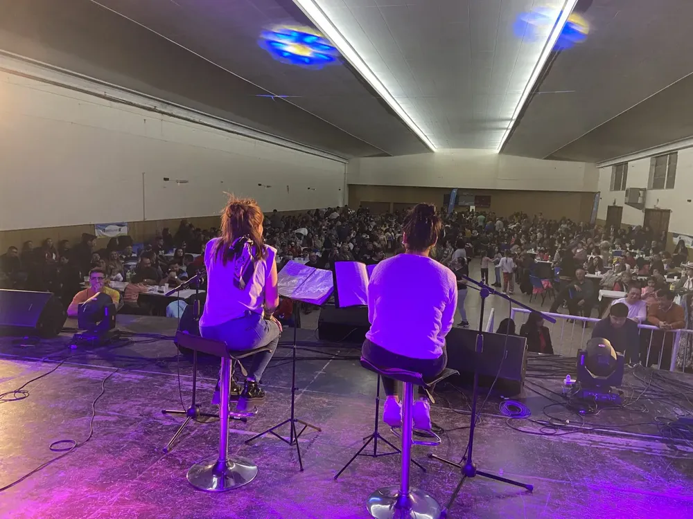 segunda peña folklórica en el Círculo Italiano