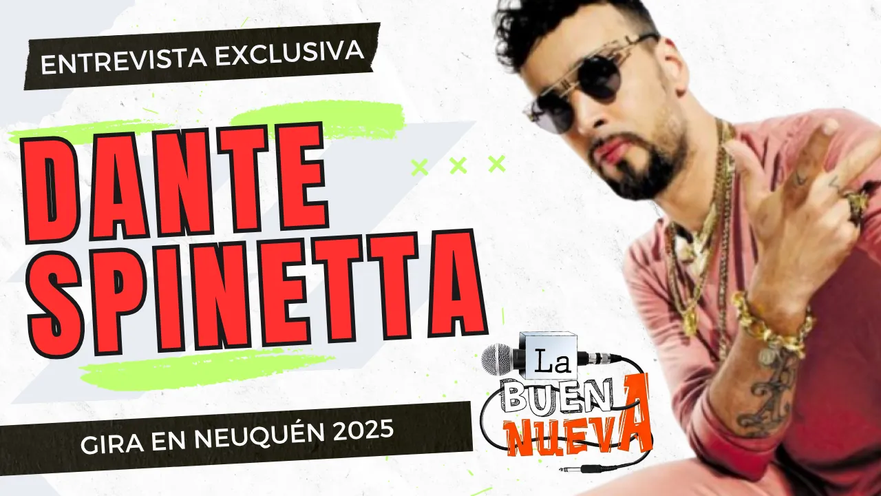 DANTE SPINETTA de gira en #Neuquén - #entrevista #musica #funk